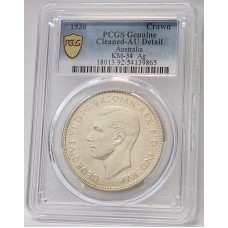 AUSTRALIA 1938 . CROWN . PCGS GENUINE